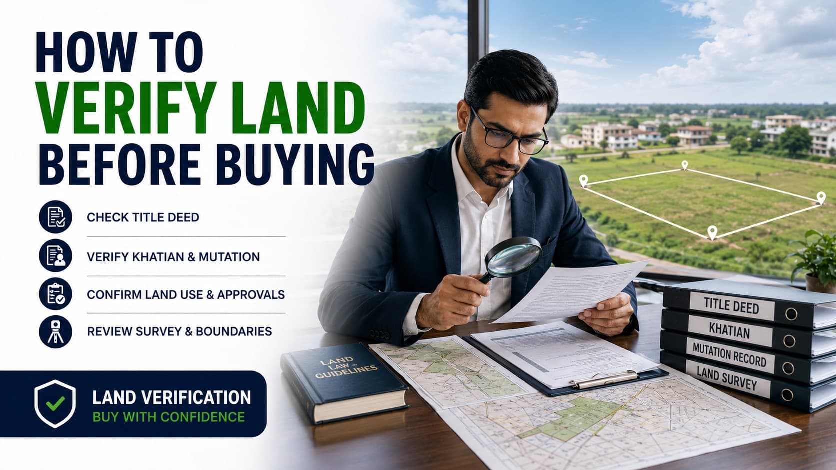 How to Verify Land Before Buying